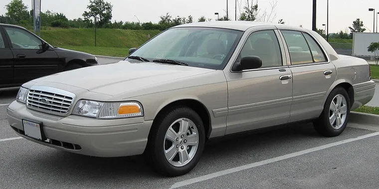 2010 Ford Crown Victoria — the real-world car the Cardinal is based on