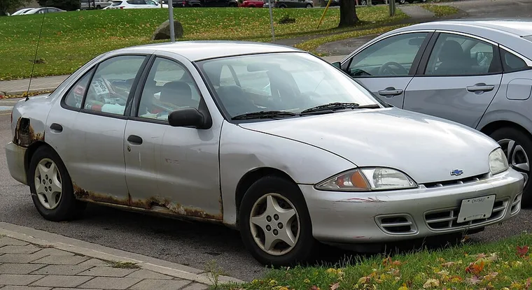 2002 Chevrolet Cavalier — the real-world car the Crusader is based on