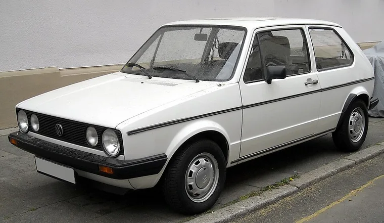 1980 VW Golf Mk1 — the real-world car the Gizmo is based on