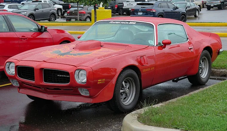 1973 Pontiac Firebird / Trans Am — the real-world car the RoadSlayer is based on