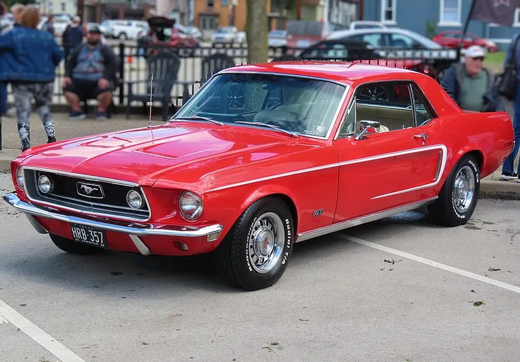 1968 Ford Mustang — the real-world car the Rocket is based on